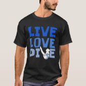Platform Diver Love  Springboard Diving T-shirt (Voorkant)