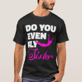 Platform Diver Sister Springboard Diving T-shirt (Voorkant)