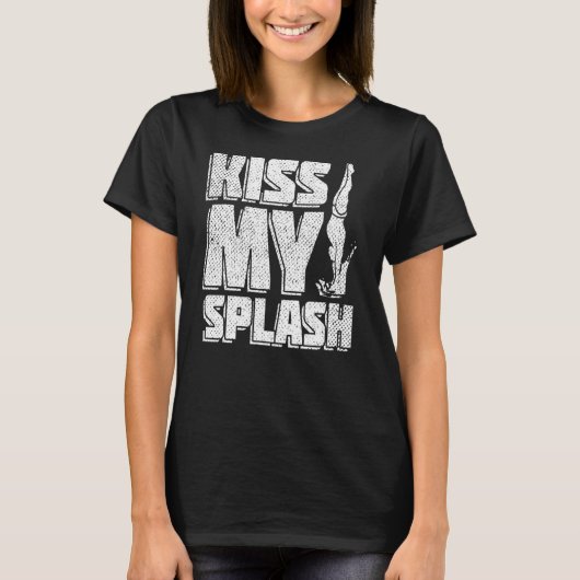 Platform Diver Springboard-duiking T-shirt (Voorkant)