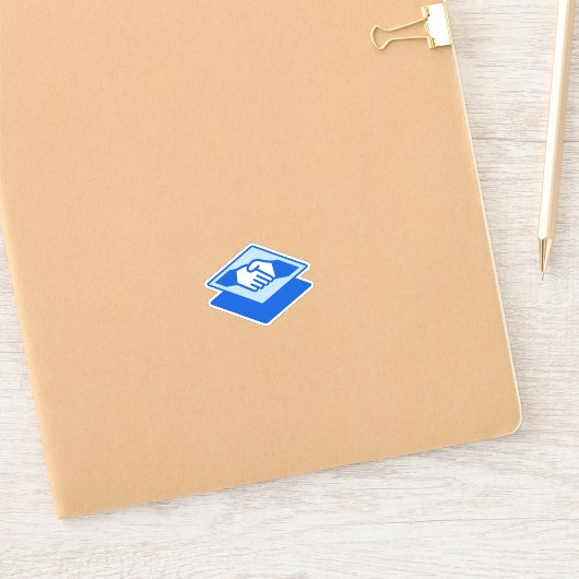 Platform Integration Trust Sticker - Blue Theme (Notitieboek)