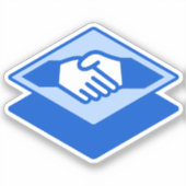 Platform Integration Trust Sticker - Blue Theme (Voorkant)