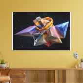 Platform of Generations Canvas Afdruk (Insitu (Woonkamer))