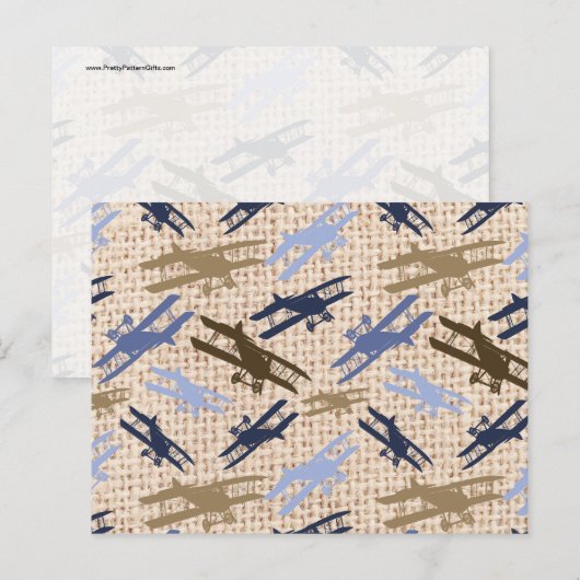 platform voor het bundelen van het vliegtuig briefkaart (Voorkant / Achterkant)