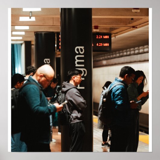 Platform Wacht Poster (Voorkant)