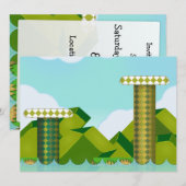 Platformspel voor Retro Kaart (Voorkant / Achterkant)