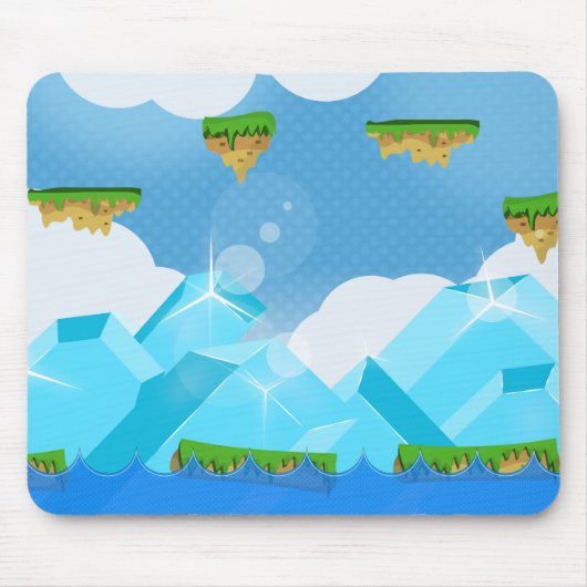 Platformspel voor Retro Muismat (Voorkant)