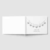 Platina 70ste huwelijksverjaardag slinger gastenboek (Volledig)