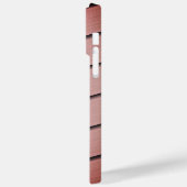 Platina Brons Roestvrij Staal Print Case-Mate iPhone Case (Achterkant / Links)