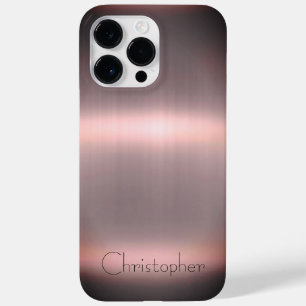 Platina Brons Roestvrij Staal Print Case-Mate iPhone 14 Pro Max Hoesje