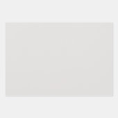 Platina effen kleur inpakpapier vel (Voorkant 3)