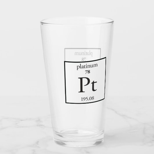 Platina Glas (Voorkant)