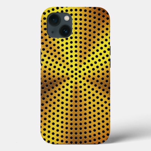 Platina goud Roestvrij staal Print Case-Mate iPhone Case (Achterkant)