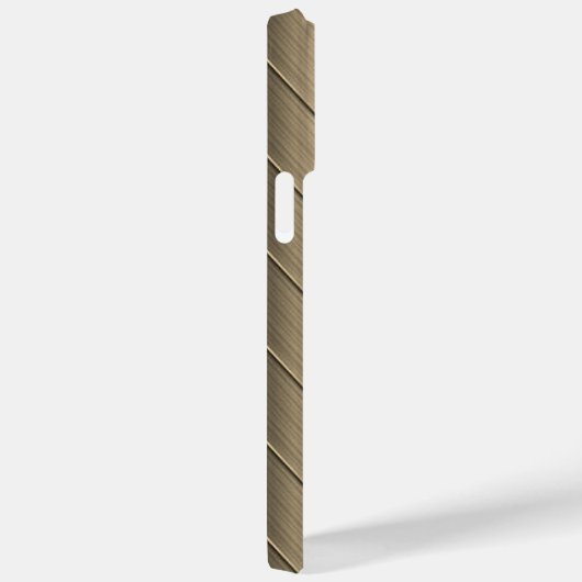 Platina Goud Roestvrij staal Print Case-Mate iPhone Case (Achterkant / Rechts)