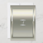 Platina Ivory Prinsessen Hart Tiara Verjaardagsfee Kaart (Achterkant)