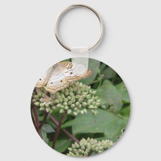 Platina Monarach Butterfly Sleutelhanger (Voorkant)