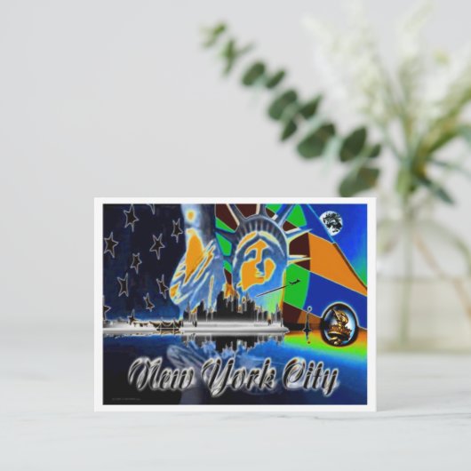 PLATINA NACHTEN BRIEFKAART (Staand voorkant)