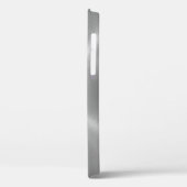 Platina Roestvrij staal Metaal Case-Mate iPhone Case (Achterkant / Links)