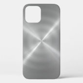 Platina Roestvrij staal Metaal Case-Mate iPhone Case (Achterkant)