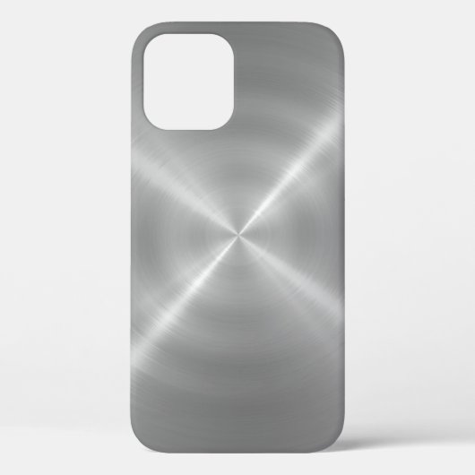 Platina Roestvrij staal Metaal Case-Mate iPhone Case (Achterkant)