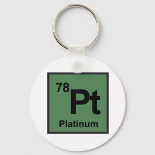 Platina Sleutelhanger