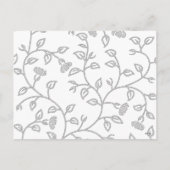 Platina, sneeuwfort, Star Dust decorative Design. Feestdagenkaart (Achterkant)