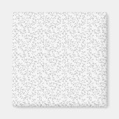 Platina, sneeuwfort, Star Dust decorative Design. Magneet (Voorkant)