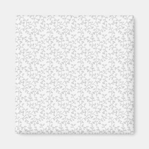 Platina, sneeuwfort, Star Dust decorative Design. Magneet