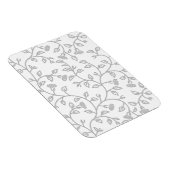 Platina, sneeuwfort, Star Dust decorative Design. Magneet (Rechterzijde)