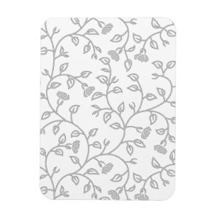 Platina, sneeuwfort, Star Dust decorative Design. Magneet