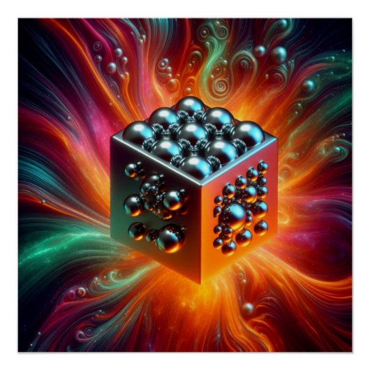 Platina Sphere Perfect Poster (Voorkant)