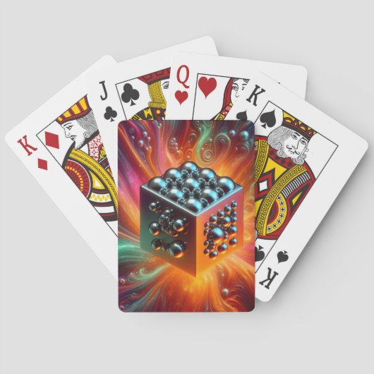 Platina Sphere Pokerkaarten (Achterkant)