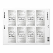 Platina Stippen 20e Jubileum Wijnlabel Etiket (Full Sheet)