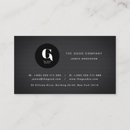 Platina Visitekaartje (Achterkant)