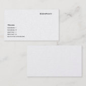 Platina Visitekaartje (Voorkant / Achterkant)