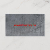 Platina Visitekaartje (Achterkant)