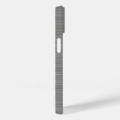 Platina Zilver Roestvrij staal Print Case-Mate iPhone Case (Achterkant / Rechts)