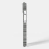 Platina Zilver Roestvrij staal Print Case-Mate iPhone Case (Achterkant / Links)