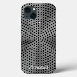Platina Zilver Roestvrij staal Print Case-Mate iPhone Case