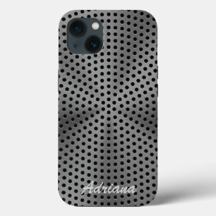 Platina Zilver Roestvrij staal Print Case-Mate iPhone Case