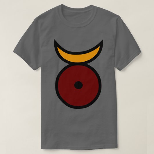 platina zon en maan t-shirt (Design voorkant)