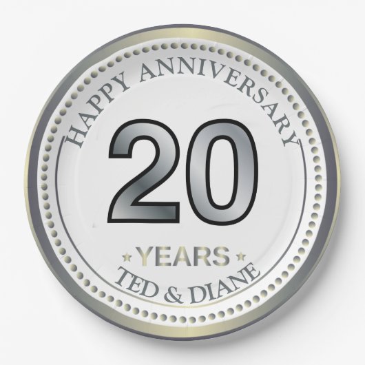 Platinum 20e Jubileum papier Bord (Voorkant)