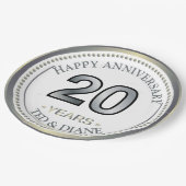 Platinum 20th Anniversary Papieren Bord (Gekanteld)