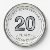 Platinum 20th Anniversary Papieren Bord (Voorkant)