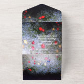 platinum 20th wedding anniversary invitation   all in one uitnodiging (Buitenkant)