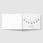 Platinum 70e trouwdag bunting gastenboek (Volledig)