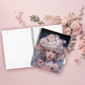 Platinum Beauty - Een Vrouwenportret en Bloemen Planner