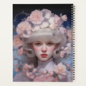 Platinum Beauty - Een Vrouwenportret en Bloemen Planner (Achterkant)