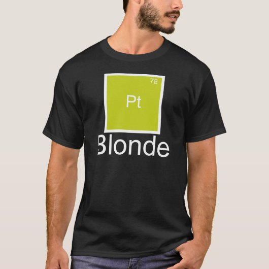 Platinum Blonde Element Pun T-Shirt (Voorkant)
