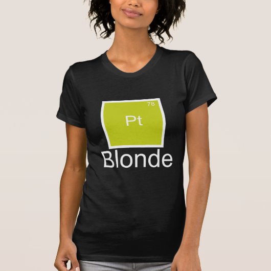 Platinum Blonde Element Pun T-Shirt (Voorkant)