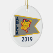 Platinum Burgee (2019) keramisch Ornament (Rechts)